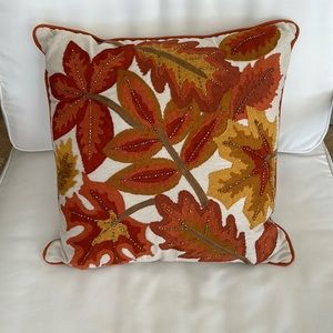 COPY - Fall leaves accent pillow.